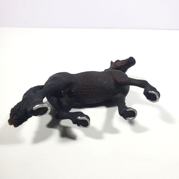 2009 Schleich Freisian Horse D-73527 Realistic Black Figure - Picture 11 of 16